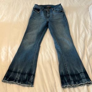 DL1961 Bridget cropped crop bootcut flare jeans high rise